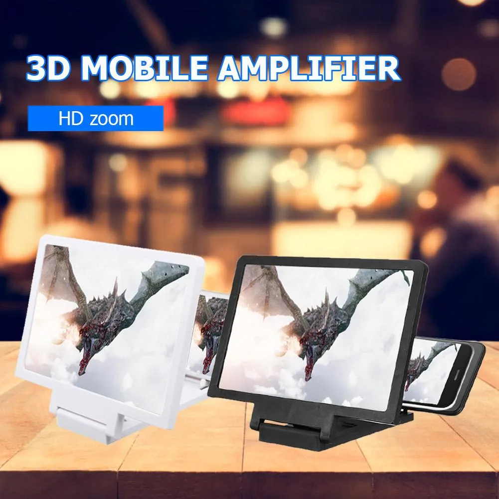 Mobile Phone Holder Stand Screen Video Magnifier Video Amplifier Amplifying Desktop Foldable Bracket Tablet Holder Eye Protector