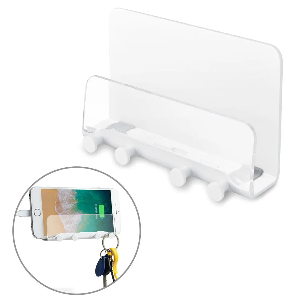 Mobile Phone Holder Stand Wall Mount Holder Adhesive Stand Portable Hook Holder