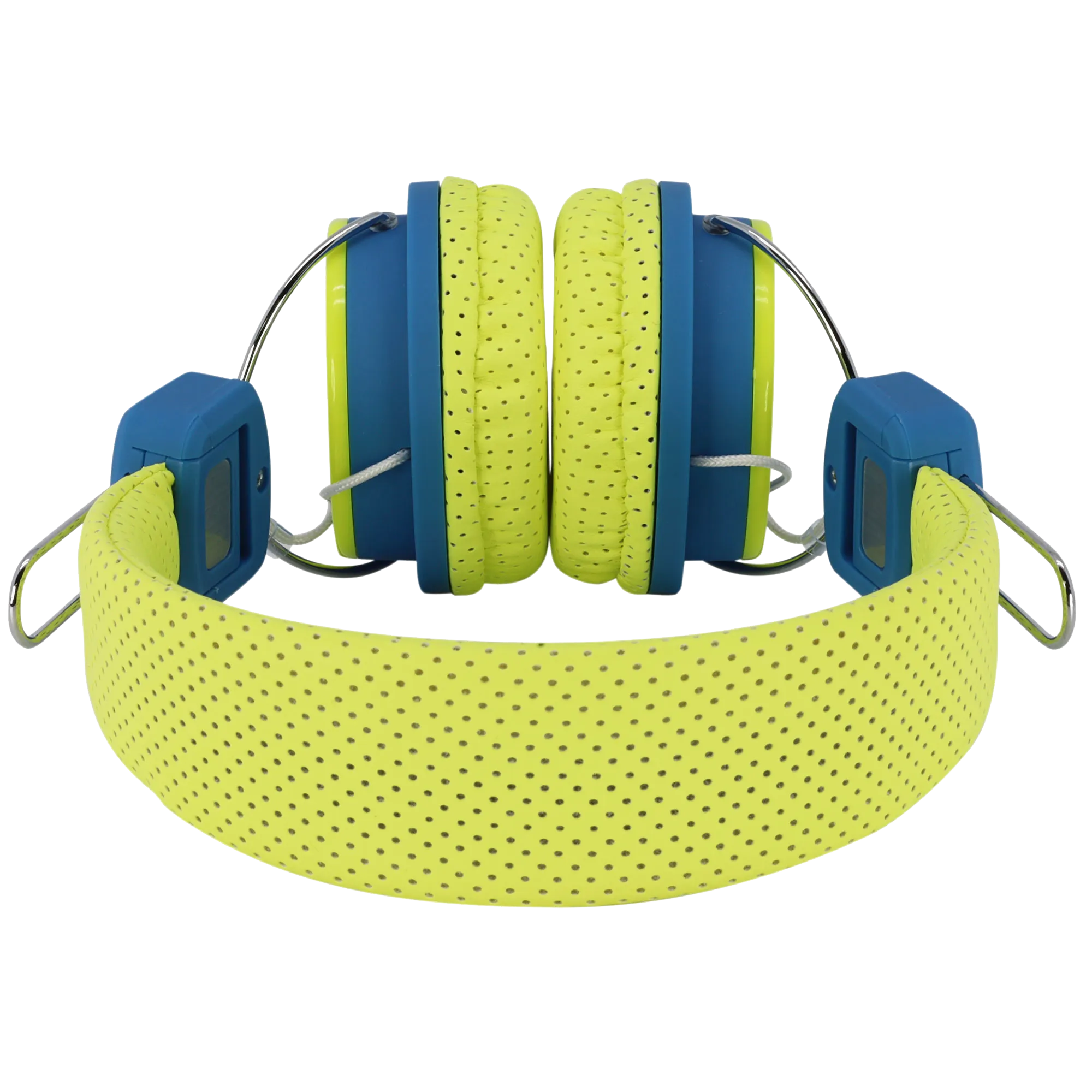 Moki Kid Safe Headphones Volume Limited Over Ear - Yellow/Blue