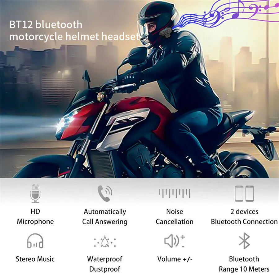 Motorcycle Bluetooth Hands-Free Earphone Jg139