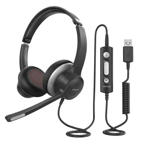 Mpow HC6 USB  Headset with Microphone for Skype/Webinar