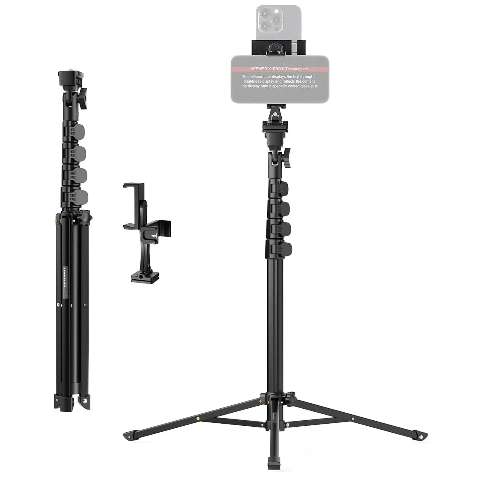 NEEWER ST155 SP-08 18"-61" Phone Tripod & Selfie Stick