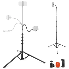 NEEWER TS06 71" Phone Tripod Stand with Reversible Legs