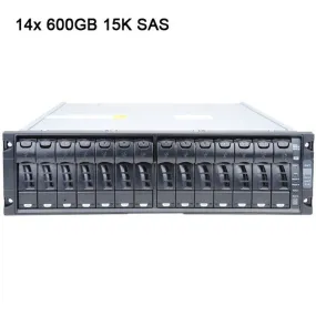 NetApp DS14MK2 Disk Shelf with 14x 600GB 15K FC HDDs (X292A-R5)