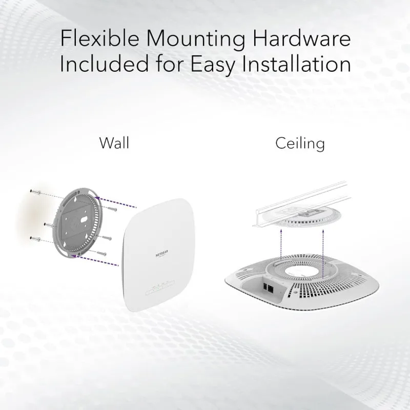 Netgear WAX615 AX3000 Cloud Managed Wireless Access Point - WiFi 6 Dual-Band