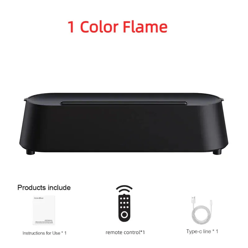 New Flame Ultrasonic Air Diffuser with Remote Control Cool Mist Maker 3D Simulation Air Humidifiers Aroma Essential Oil Diffuser