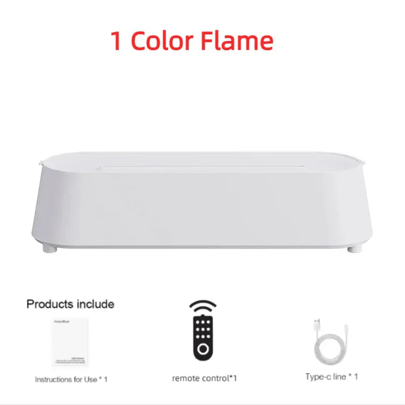 New Flame Ultrasonic Air Diffuser with Remote Control Cool Mist Maker 3D Simulation Air Humidifiers Aroma Essential Oil Diffuser