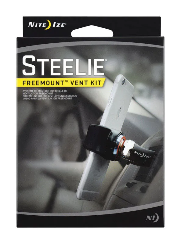 Nite Ize Steelie FreeMount Black/Silver Vent Kit For Universal