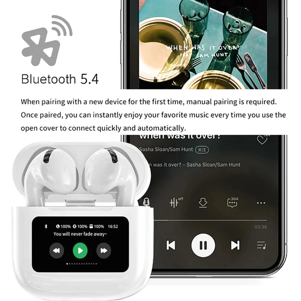 Noise Cancellation Touch Control Earphone Wireless