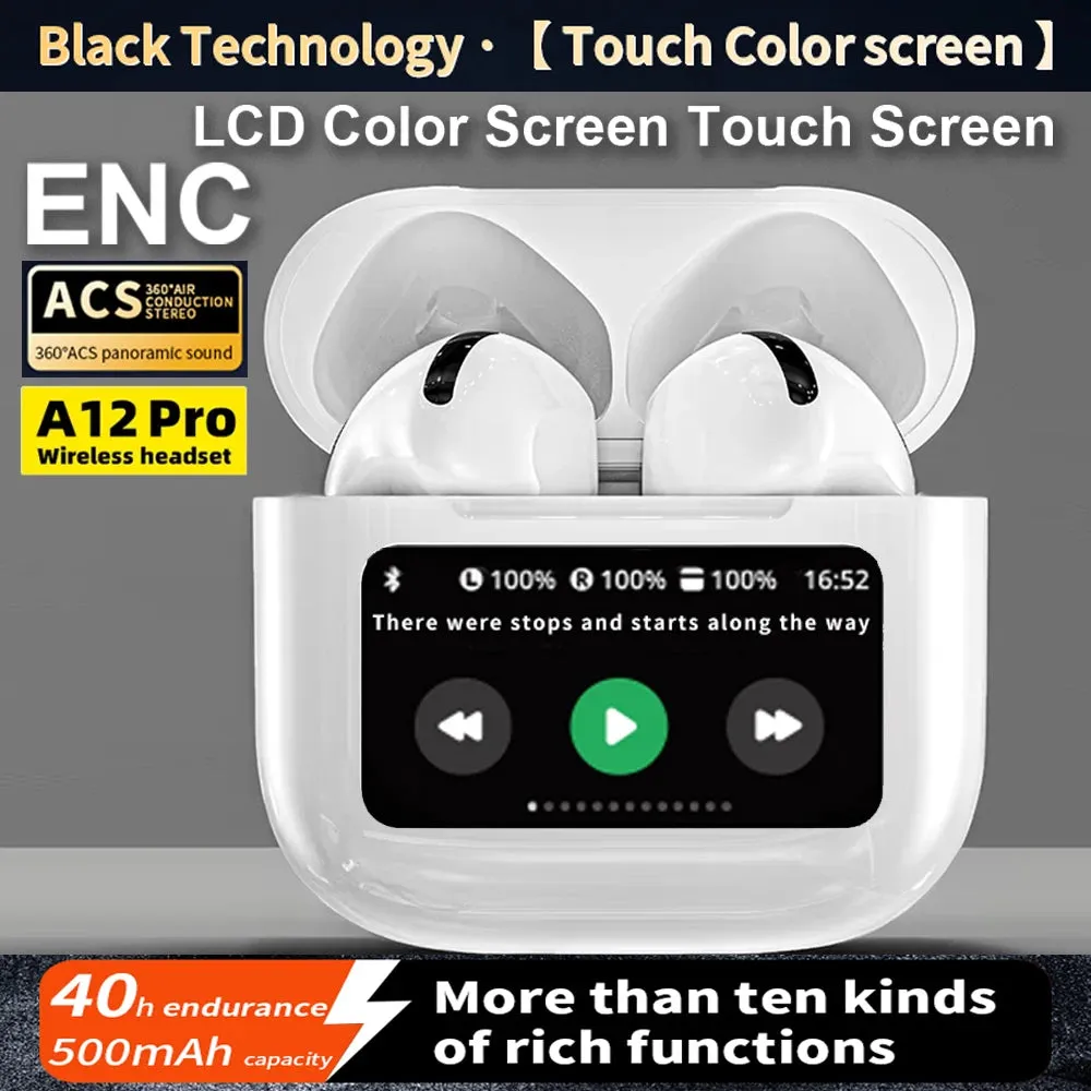 Noise Cancellation Touch Control Earphone Wireless