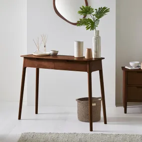 Norway 2 Drawer Walnut Console Table