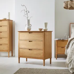 Norway Oak Chest of 3 Drawers