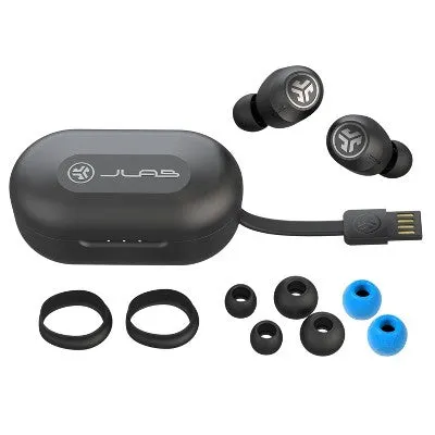 Open Box - JLab Air Active Noise Cancelling True Wireless Bluetooth Earbud Black