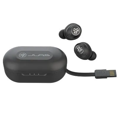 Open Box - JLab Air Active Noise Cancelling True Wireless Bluetooth Earbud Black