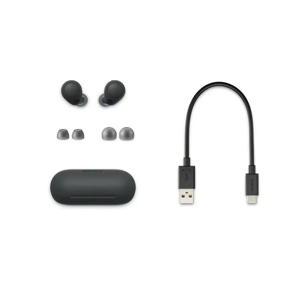 Open Box - Sony WF-C700N True Wireless Bluetooth Noise Canceling In-Ear Headphones - Black