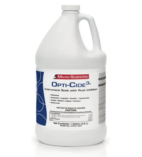 OPTICIDE Instrument Presoak with Rust Inhibitor 1 gal. Jug Alcohol Scent