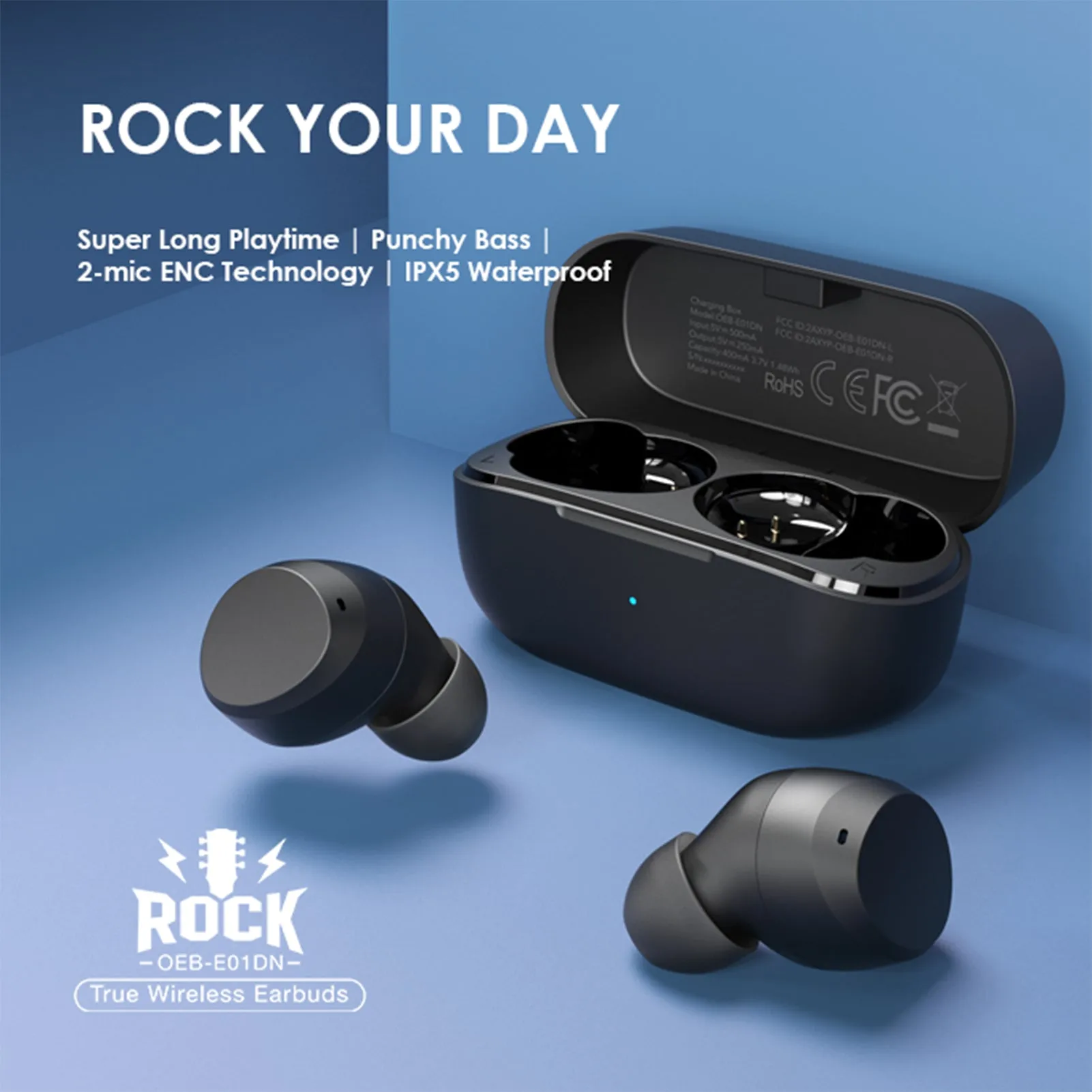 Oraimo Rock Earphone OEB-E01DN Black