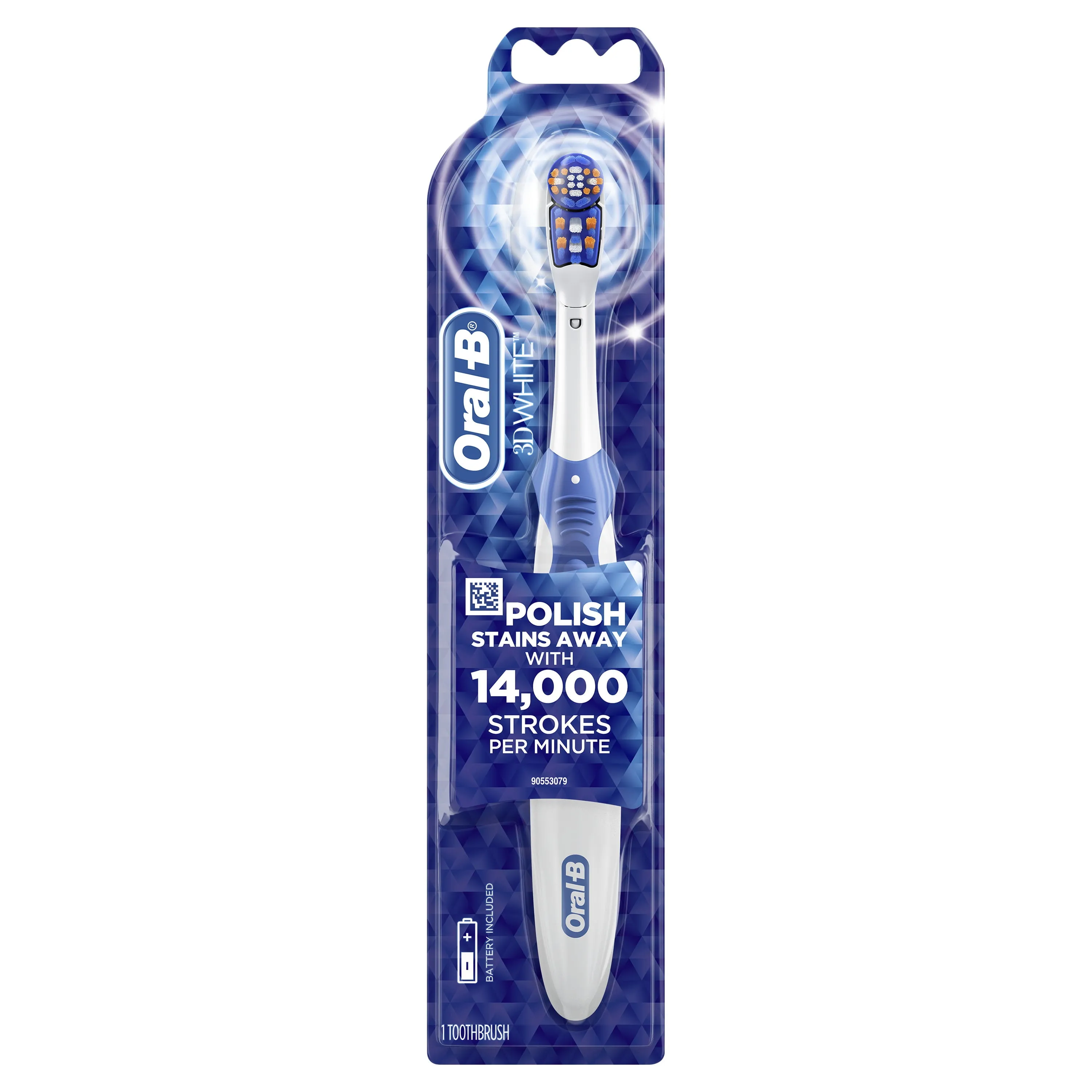 Oral-B 3D White Battery Electric Toothbrush, Various Colors