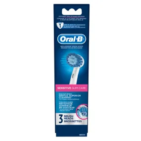 Oral-B Sensitive Gum Care Electric Toothbrush Replacement Brush Heads, 3 Count