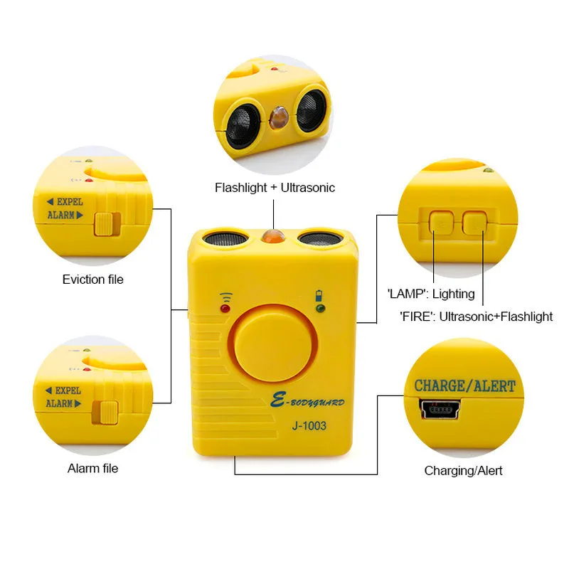 Original Super Mini Ultrasonic Dog repeller Powerful Repellent Sonic Deterrent Pet Chaser