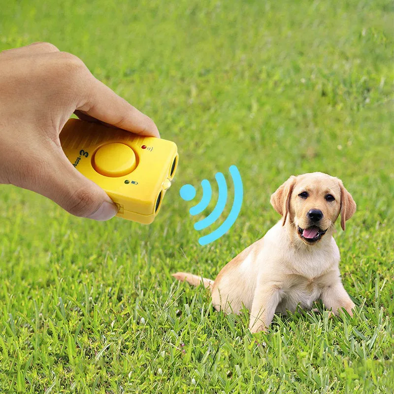 Original Super Mini Ultrasonic Dog repeller Powerful Repellent Sonic Deterrent Pet Chaser