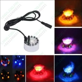 Original Ultrasonic Mist Maker Fogger 12 Led Colorful Light 24v 2a Humidifier