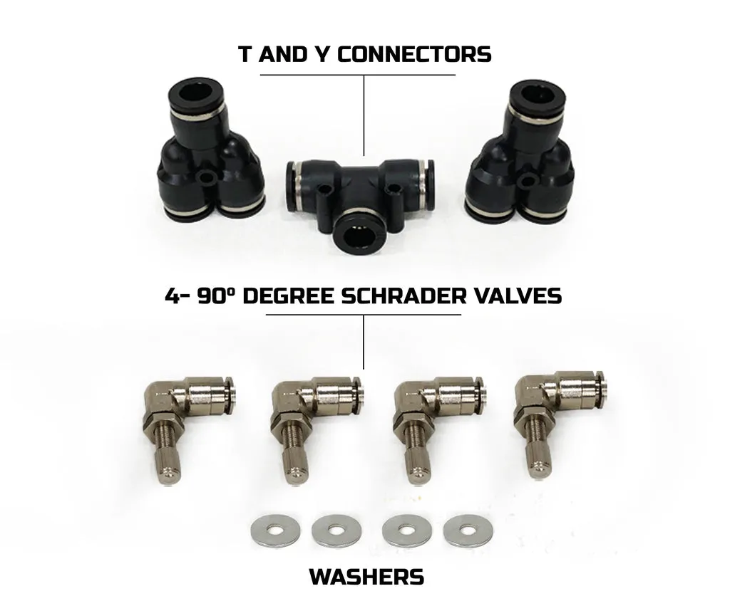 Overland Vehicle Systems 4 Tire Inflation System For Jeep Wrangler JL