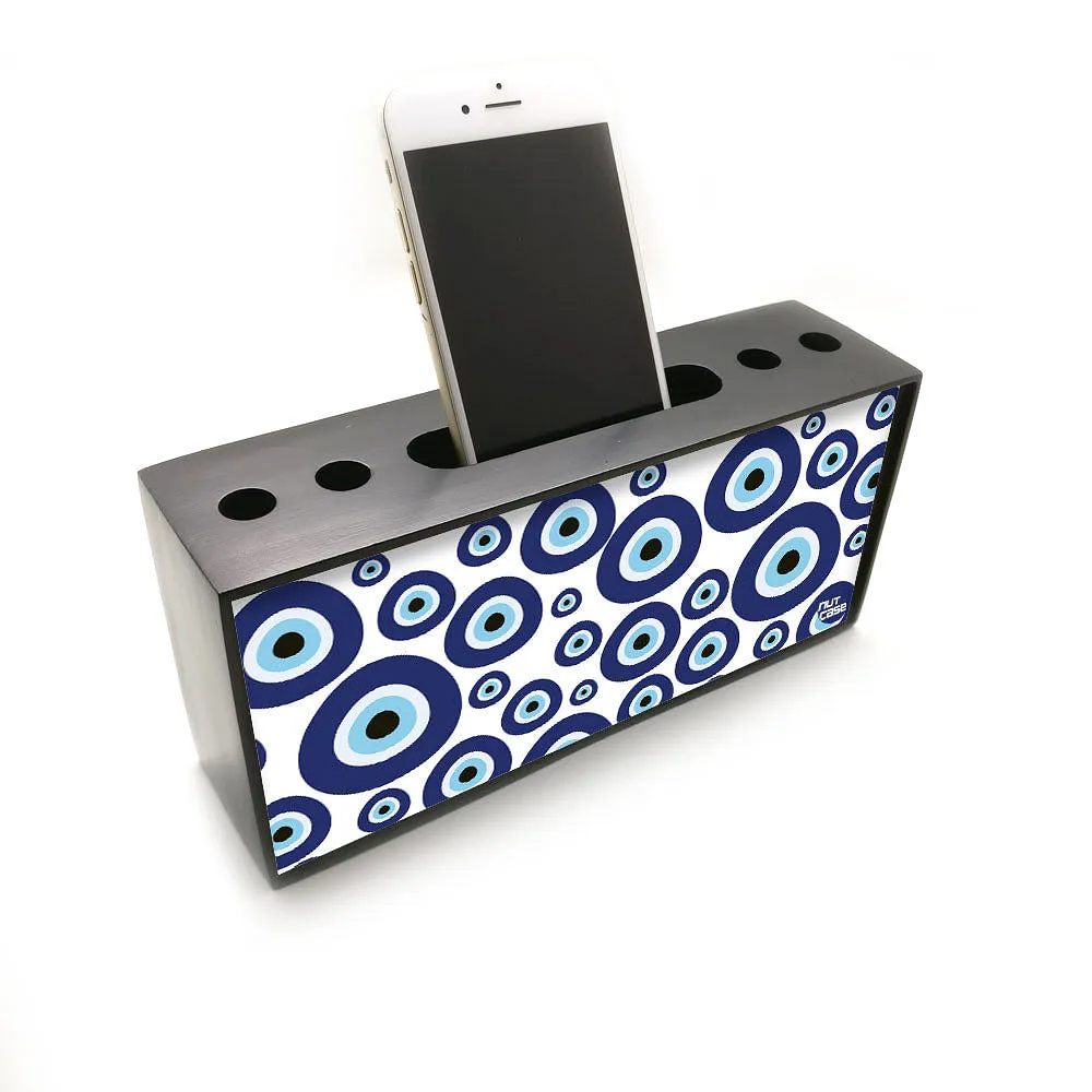 Pen Mobile Stand Holder Desk Organizer for Office - Evil Eye Stones