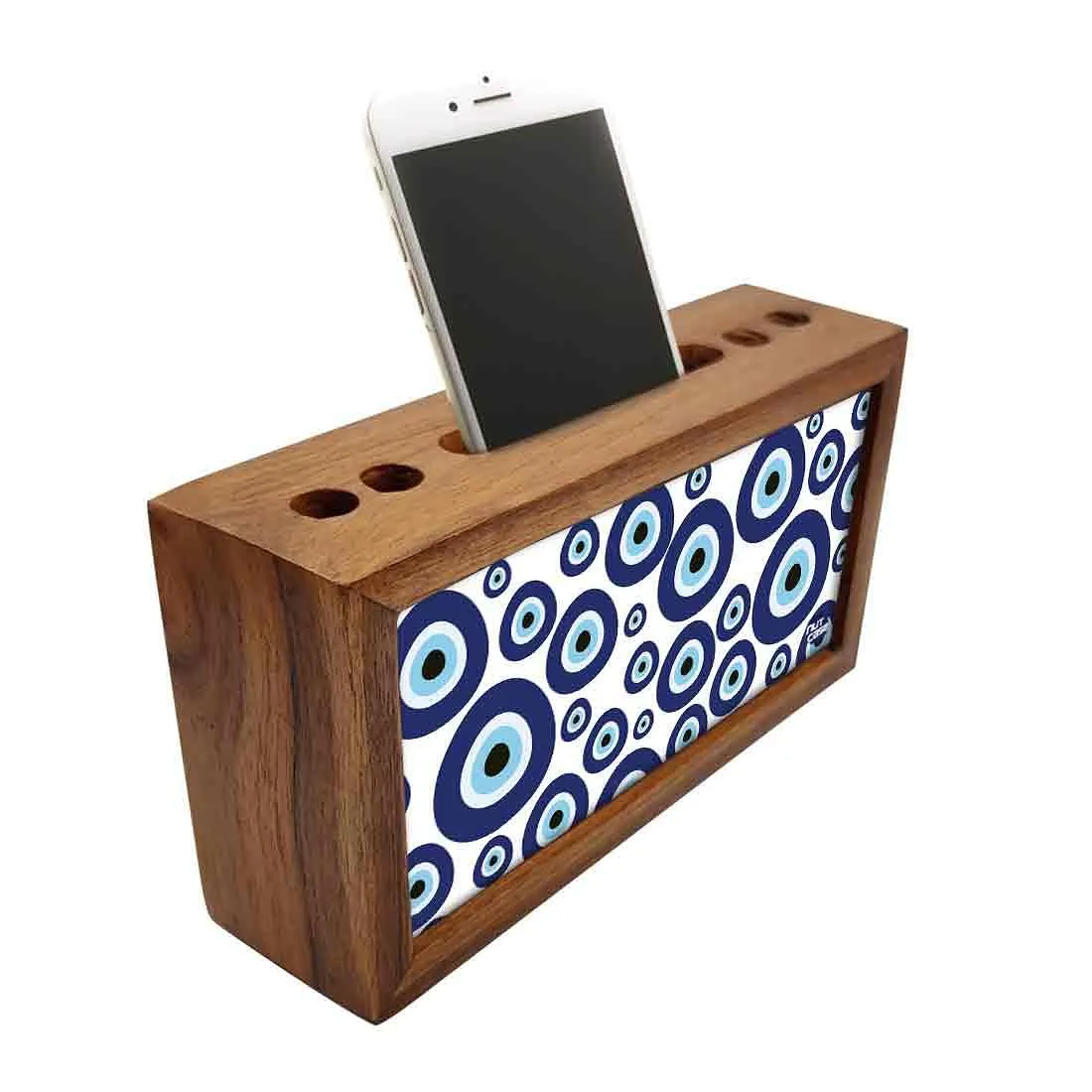 Pen Mobile Stand Holder Desk Organizer for Office - Evil Eye Stones