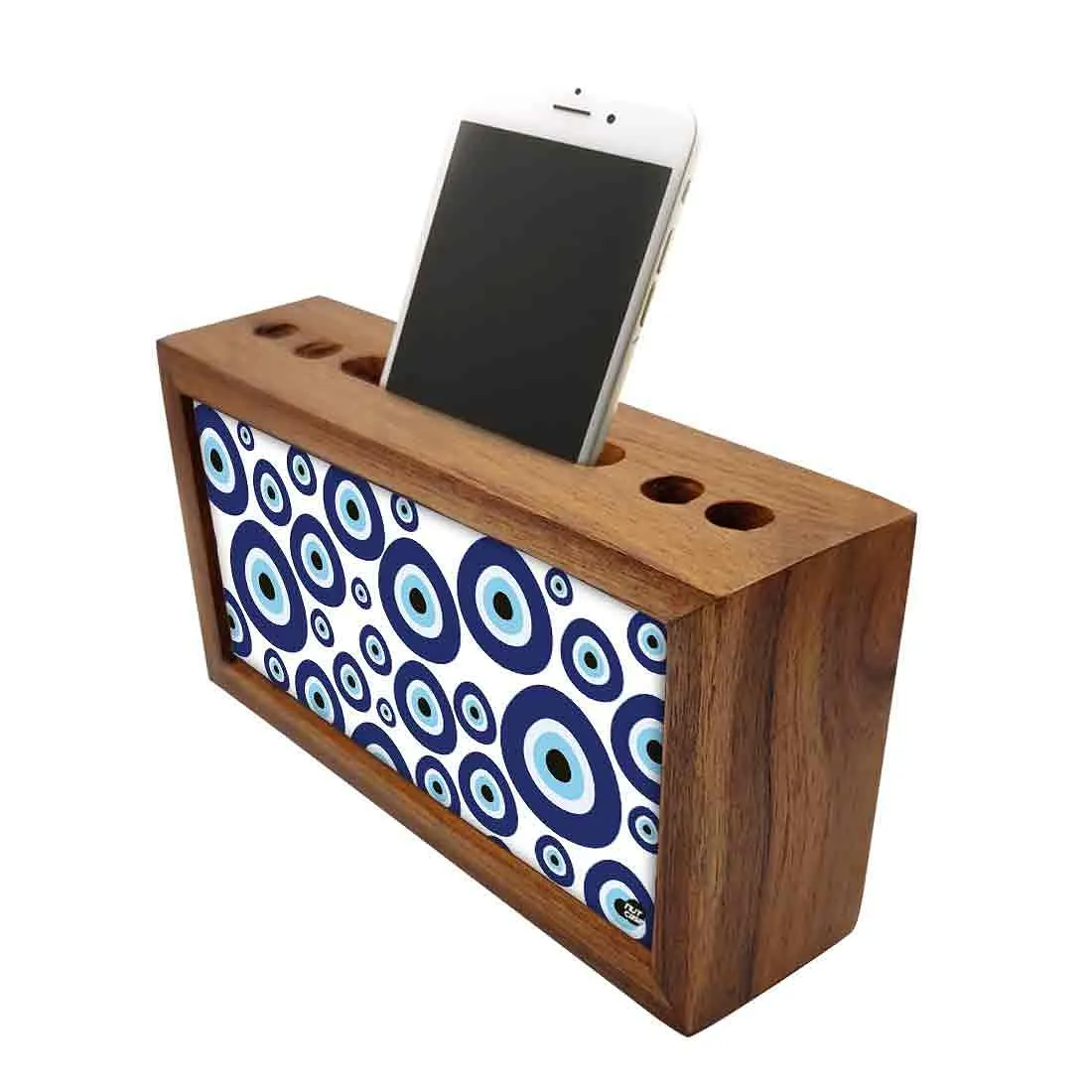 Pen Mobile Stand Holder Desk Organizer for Office - Evil Eye Stones