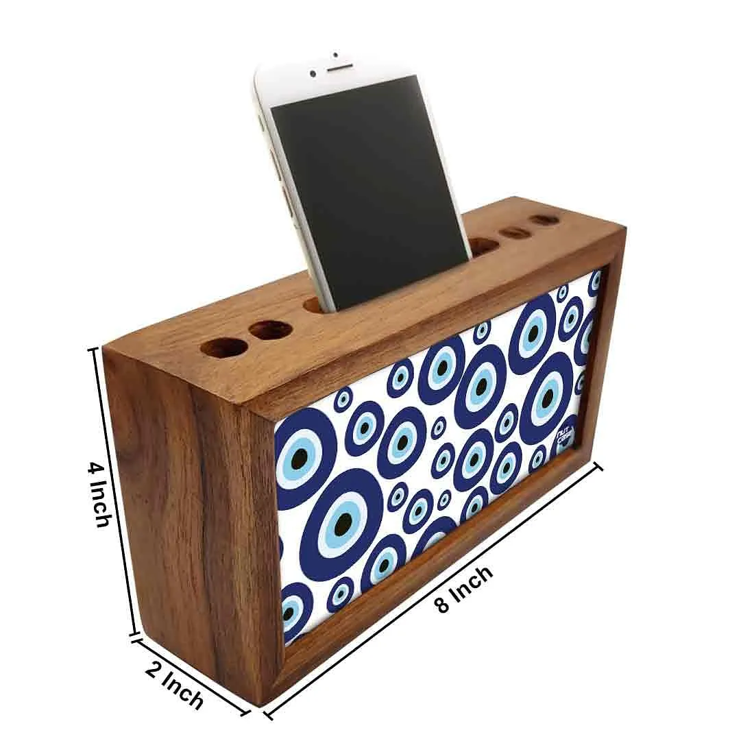 Pen Mobile Stand Holder Desk Organizer for Office - Evil Eye Stones