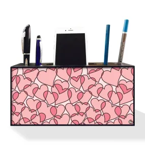 Pen Mobile Stand Holder Desk Organizer - Hearts Everywhere