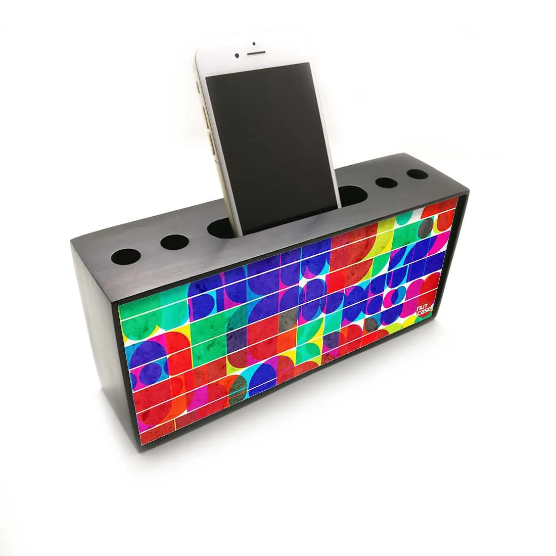 Pen Mobile Stand Holder Desk Organizer - Primary Colors