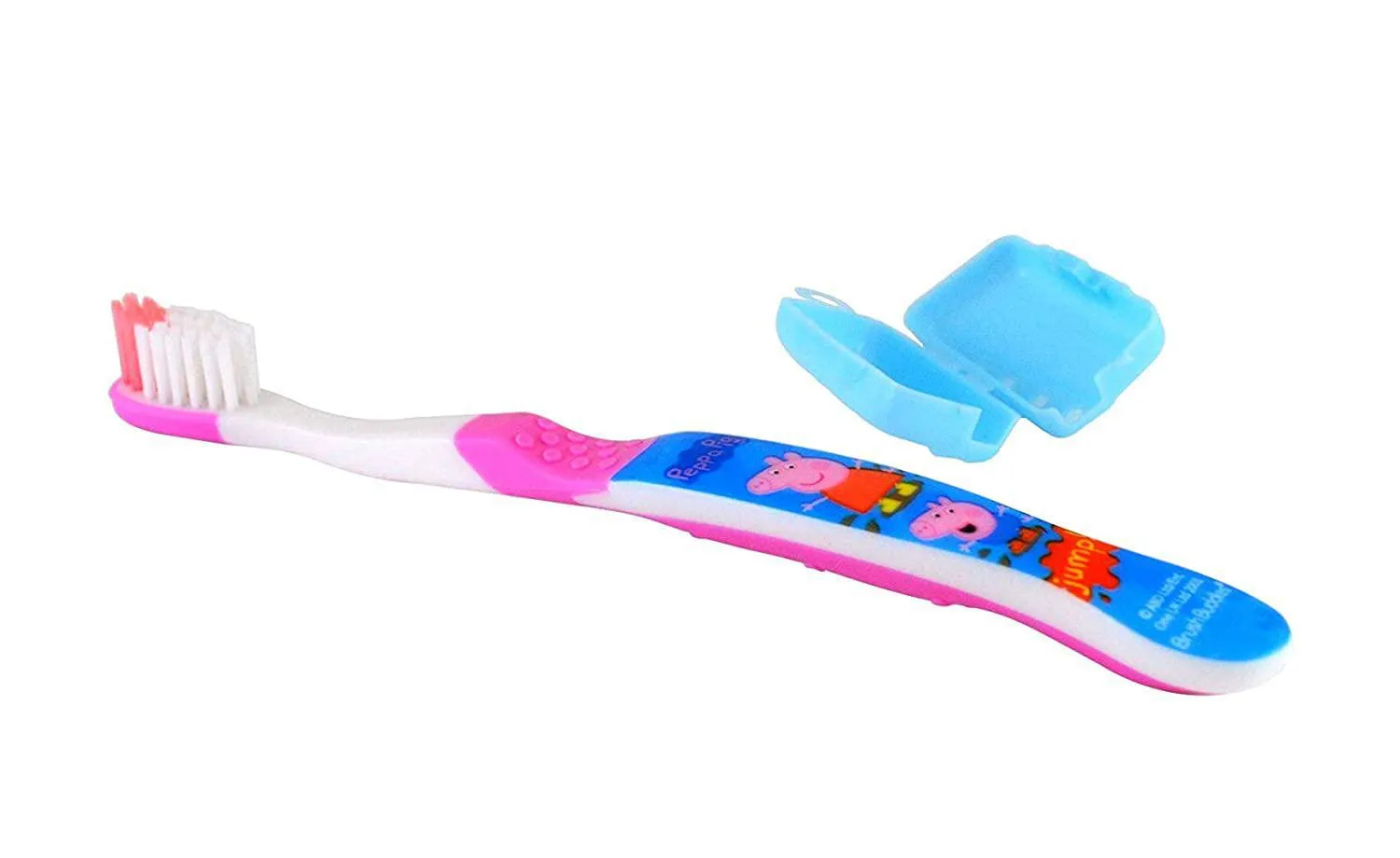 Peppa Pig Travel Kit With Peppa ToothBrush and Toothpaste In a Zippered Resealable Travel Bag