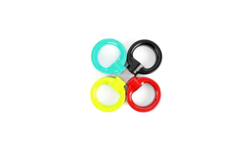 Perrin Tow Hook Upgrade Kit Subaru Legacy / Legacy GT (05-09) Black/Red/Neon Yellow/Hyper Teal