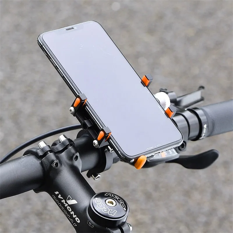 Phone Holder Motorcycle Electric Scooter Cellphone Stand Aluminum Alloy CNC Smart Phone Bracket Bicycle Accessories