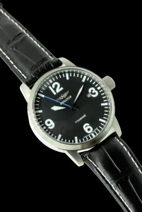 PILOT Aviator Soviet MILITARY Real men's heavy stainless steel watch POLJOT