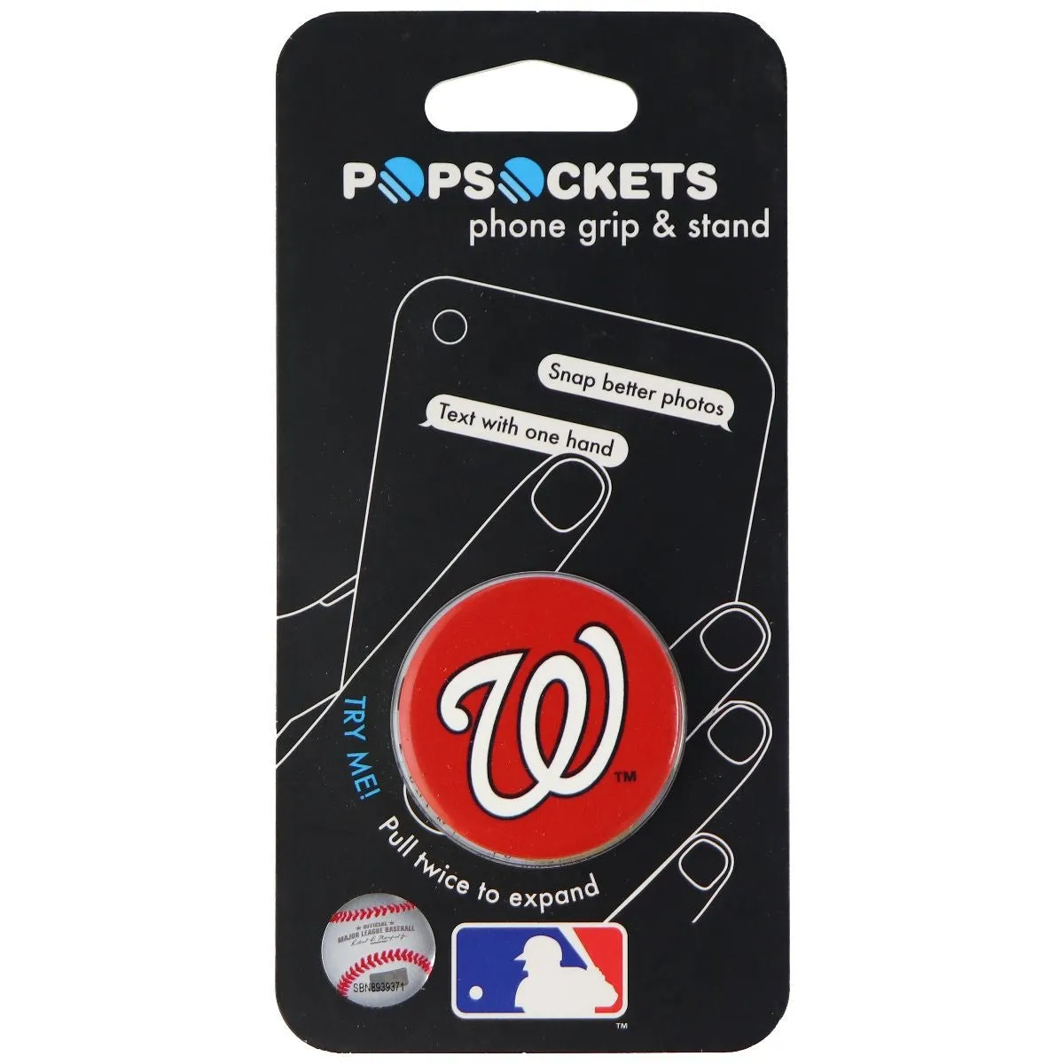 PopSockets: Collapsible Grip & Stand for Phones & Tablets - Washington Nationals