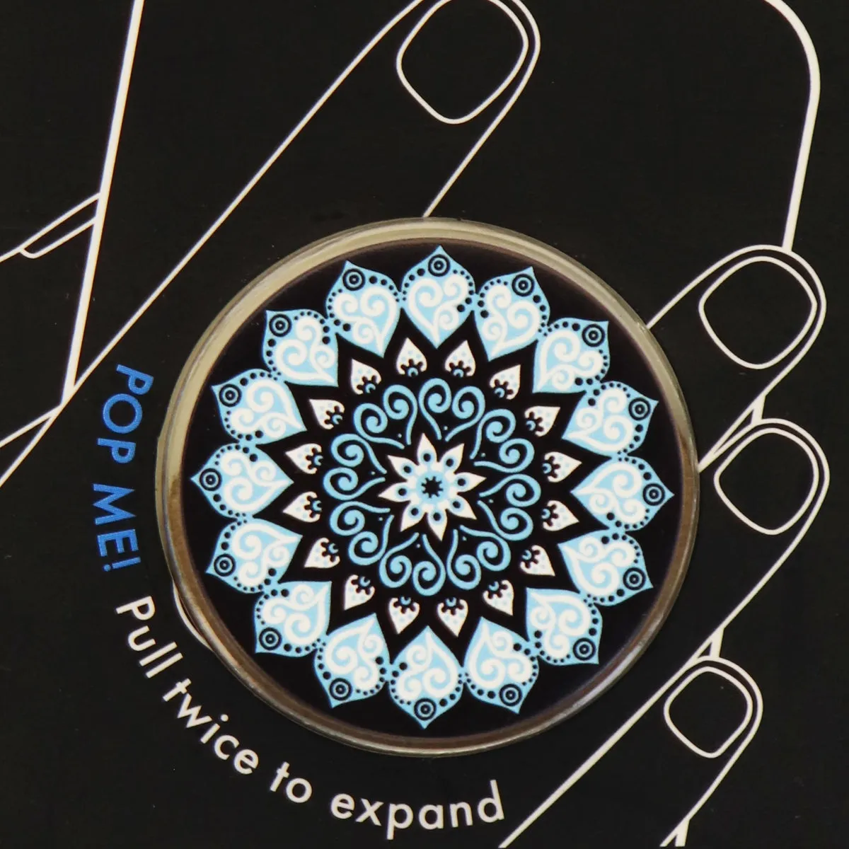 PopSockets: Collapsible Grip & Stand for Phones and Tablets - Peace Mandala Sky