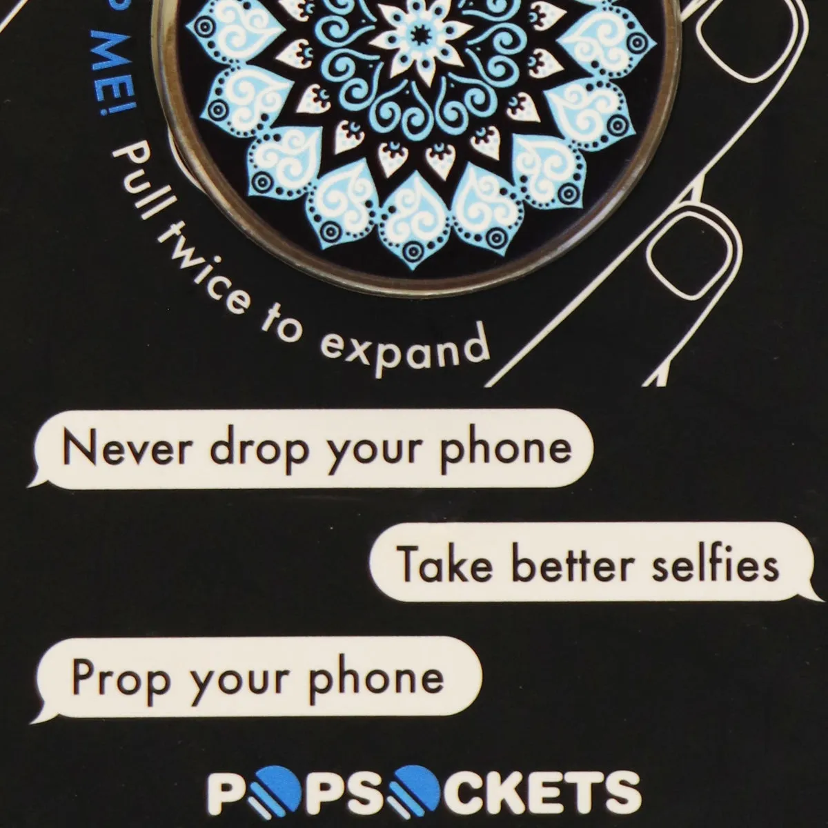 PopSockets: Collapsible Grip & Stand for Phones and Tablets - Peace Mandala Sky