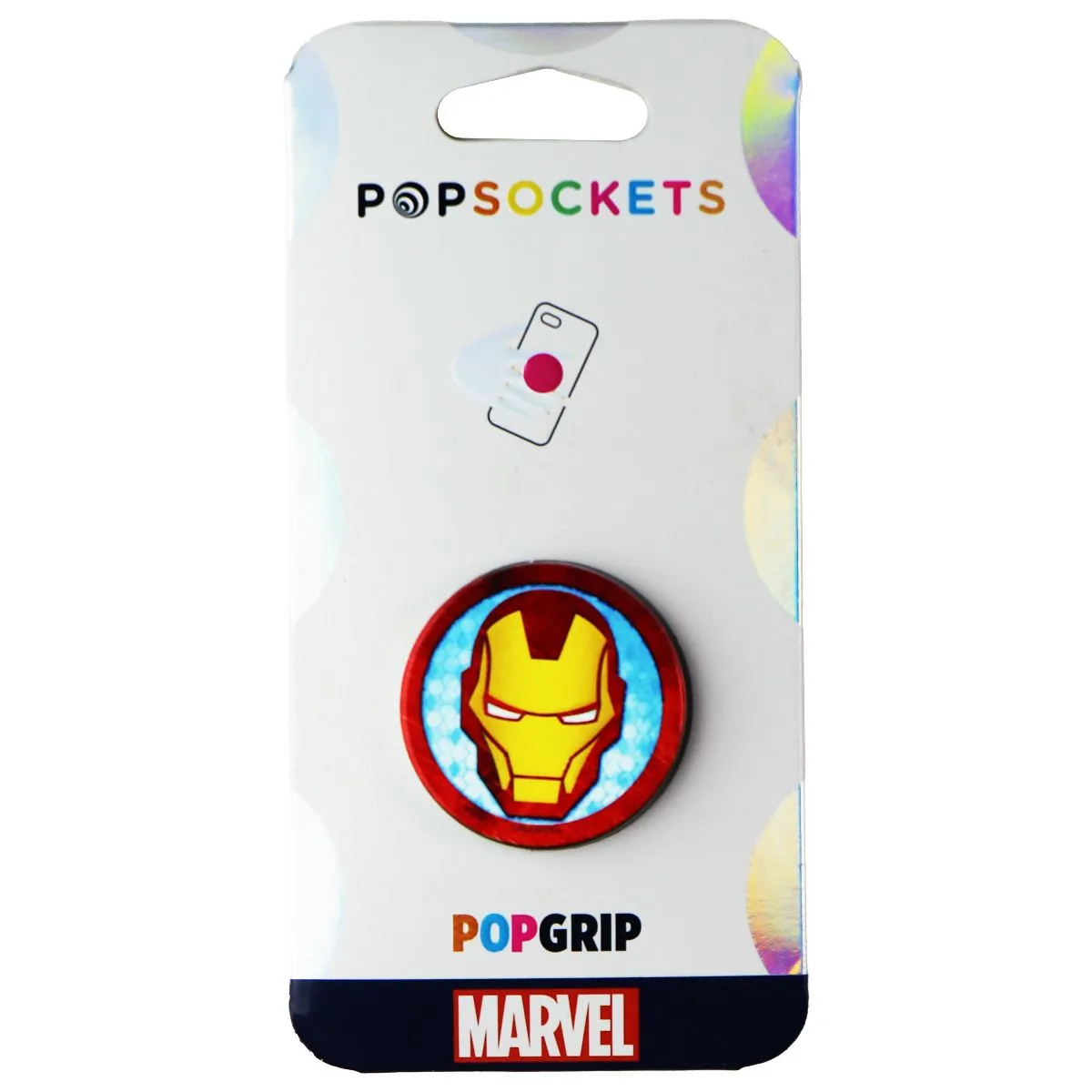 PopSockets PopGrip Series Phone Grip for Phones and Tablets - Iron Man Icon