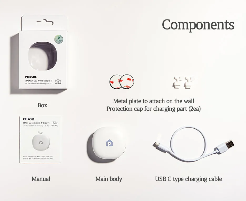 Portable Toothbrush UV Sanitizer