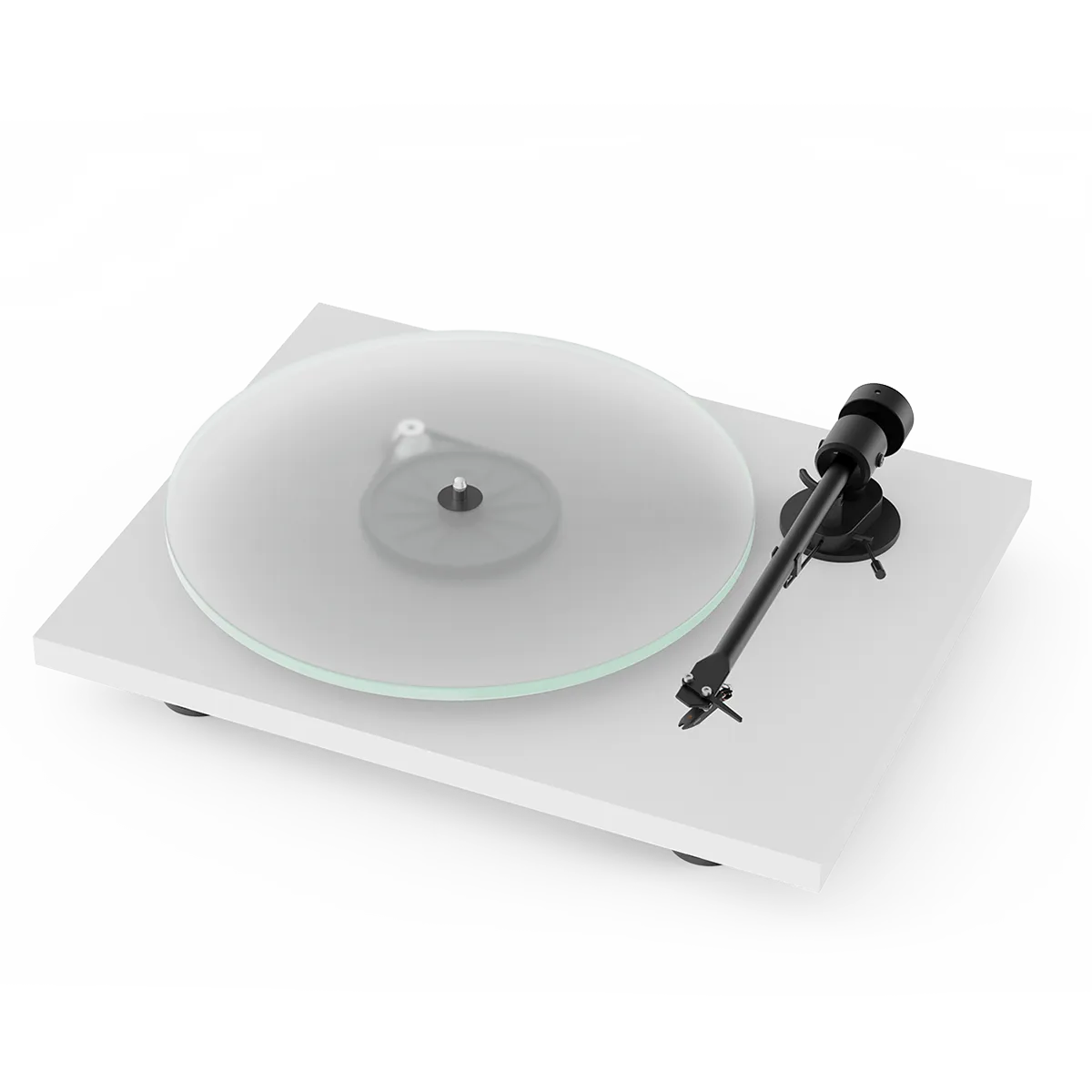 Pro-Ject T1 Phono OPEN BOX BT Bluetooth Manual Belt-Drive Turntable-Satin White-Excellent Condition