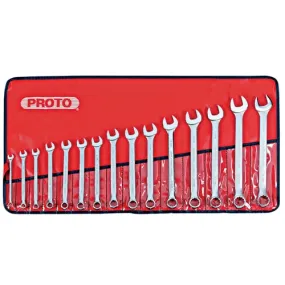 Proto J1200F-MASD 15 Pc. Metric Combination ASD Wrench Set - 12 Point