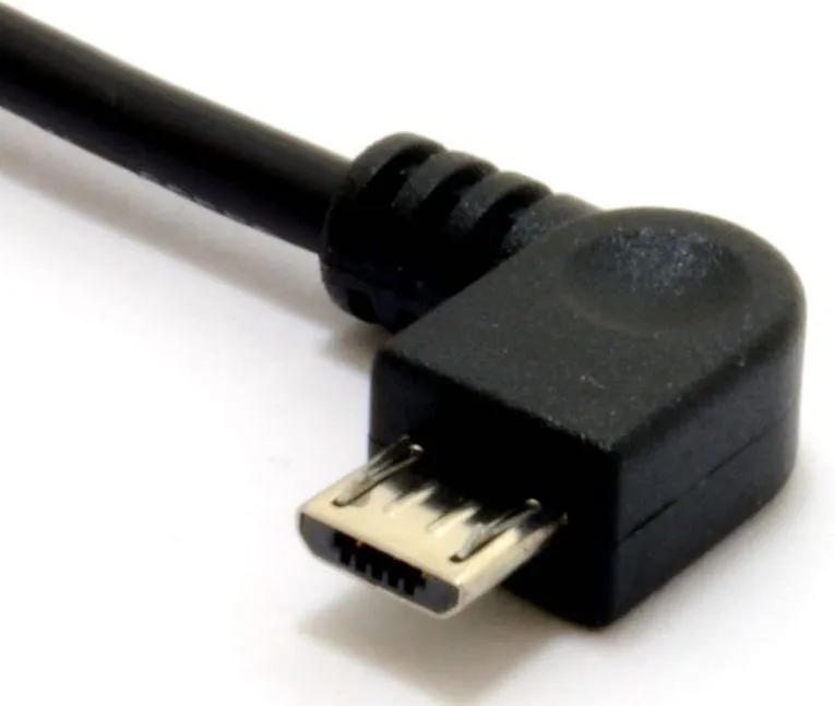 Right-Angled Micro-USB Cable (1m) : micro:bit, Bit:bot, Raspberry Pi, etc.