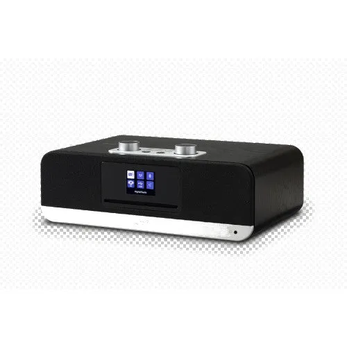 Roberts Stylus Luxe Direct Drive Turntable and Blutune 300 DAB  BT CD USB Sound System Black HiFi Package