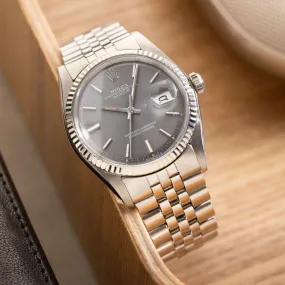 Rolex Datejust Grey Sigma Dial Ref 1601