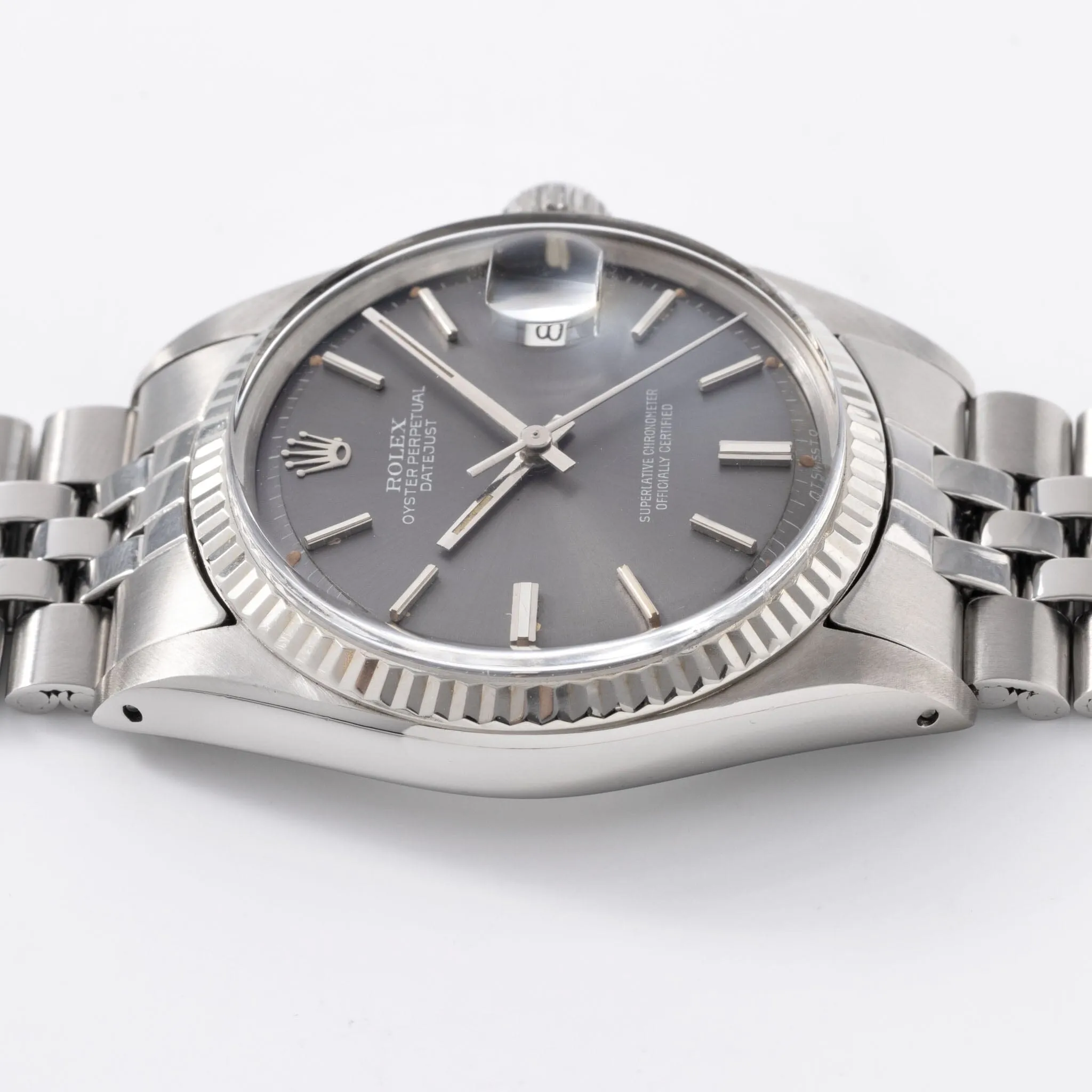 Rolex Datejust Grey Sigma Dial Ref 1601