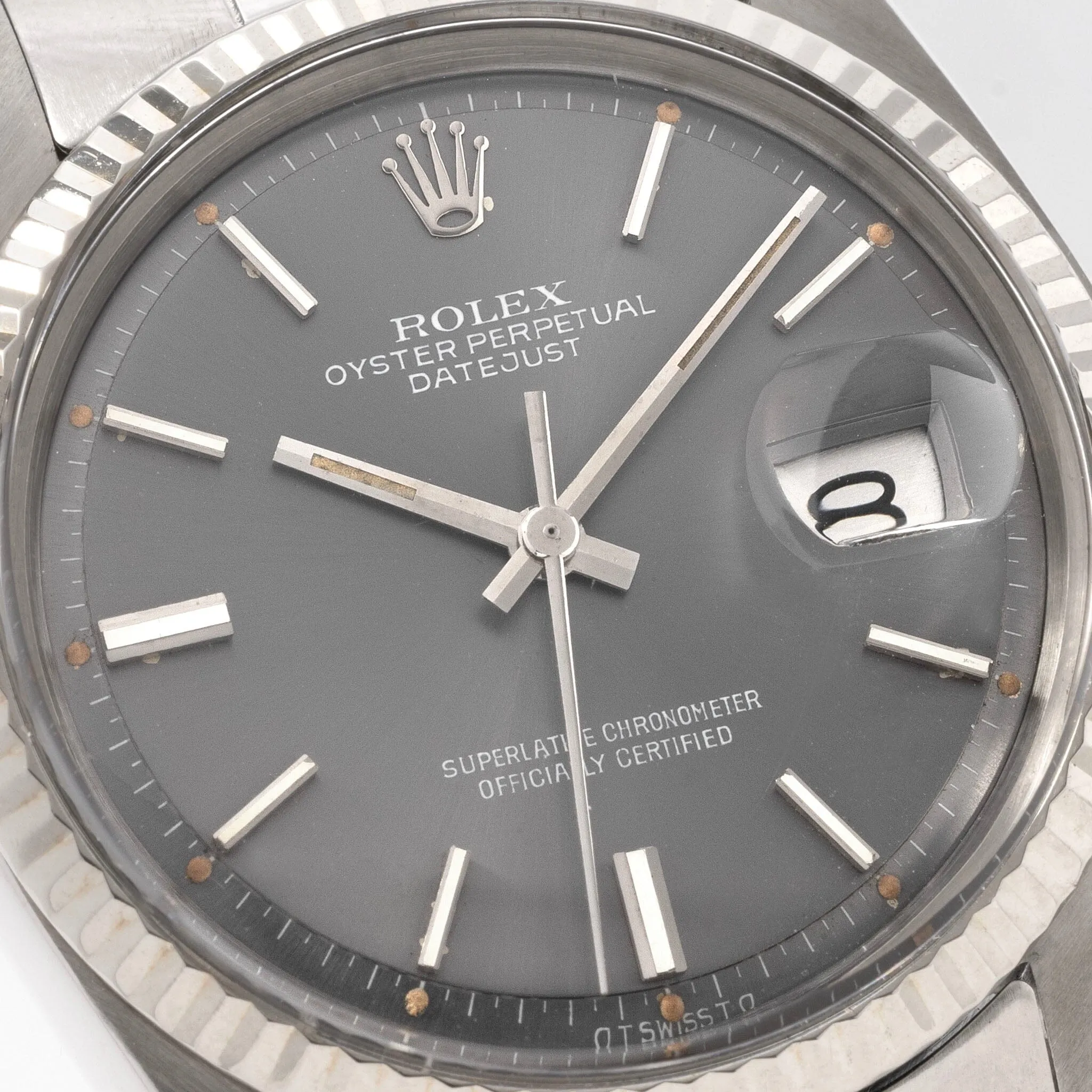 Rolex Datejust Grey Sigma Dial Ref 1601