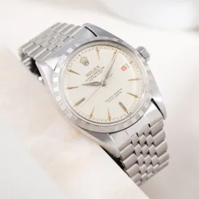 Rolex Datejust Radium Silver Dial Reference 6605